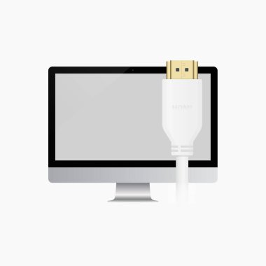  PC HDMI Kablo Kablo vektör çizimi