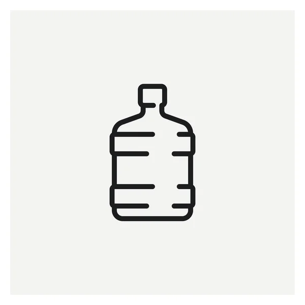 Gallon Water Icon Sign Vector — Stock Vector