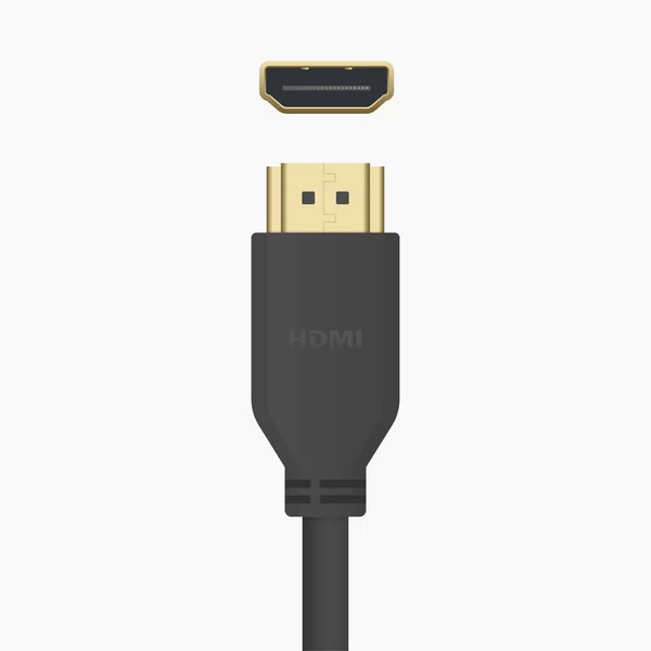 Hdmi Kabel Ladegerät Vektor Illustration — Stockvektor