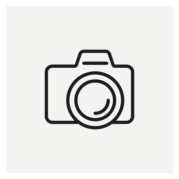 Symbolvektor Für Fotokamera — Stockvektor