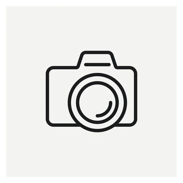 Fényképezés Camera Sign Icon Vector — Stock Vector