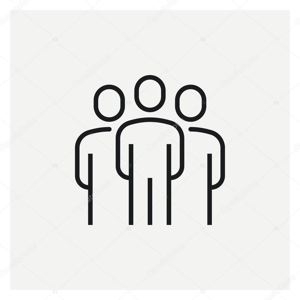   group people teammate icon vector illustration