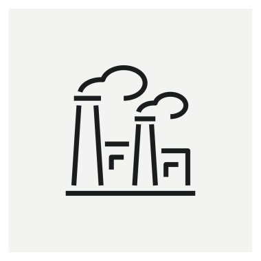  Fabrika kumaş ikonu vektör illüstrasyonu