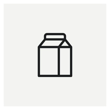  Süt Paketi simge vektörü