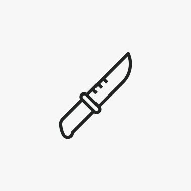 Bıçak Silahı vektör simgesini kes