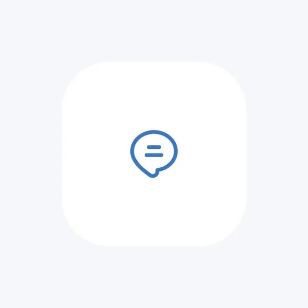 Chat Speech Bubble Text Icon Vektor — Stockvektor