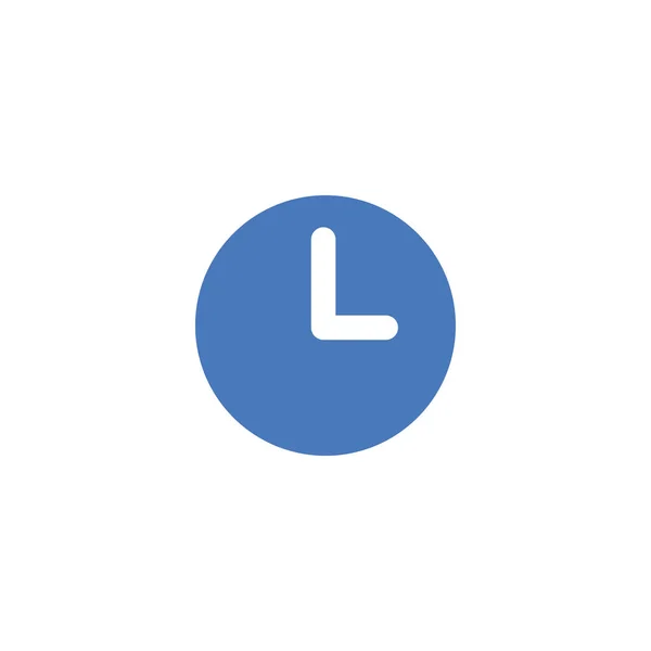 Uhr Icon Zeichenvektor — Stockvektor