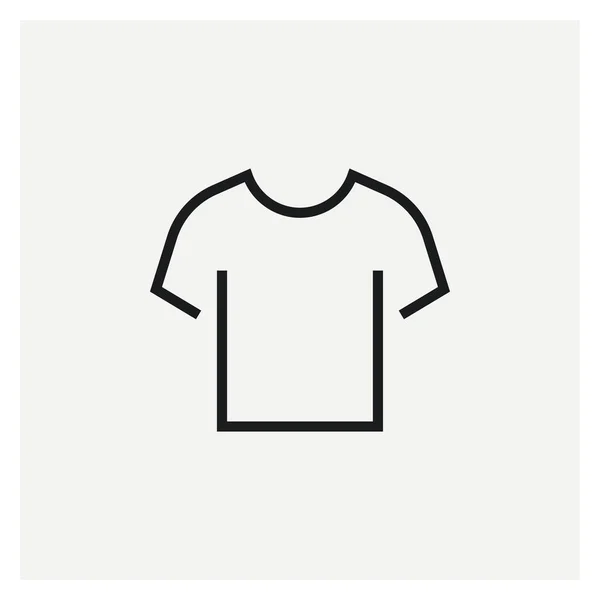 Shirt Ρούχα Εικονίδιο Διάνυσμα Σημάδι — Διανυσματικό Αρχείο