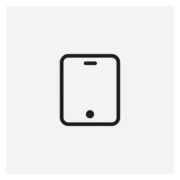 Tablet Pad Icono Signo Vector — Vector de stock