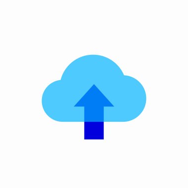 Uplaod Bulut vektör simgesi simgesi