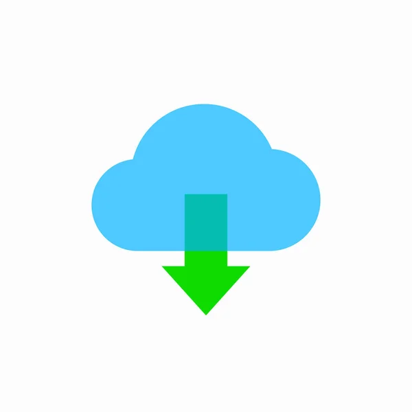Descargar Icono Signo Vector Nube — Vector de stock
