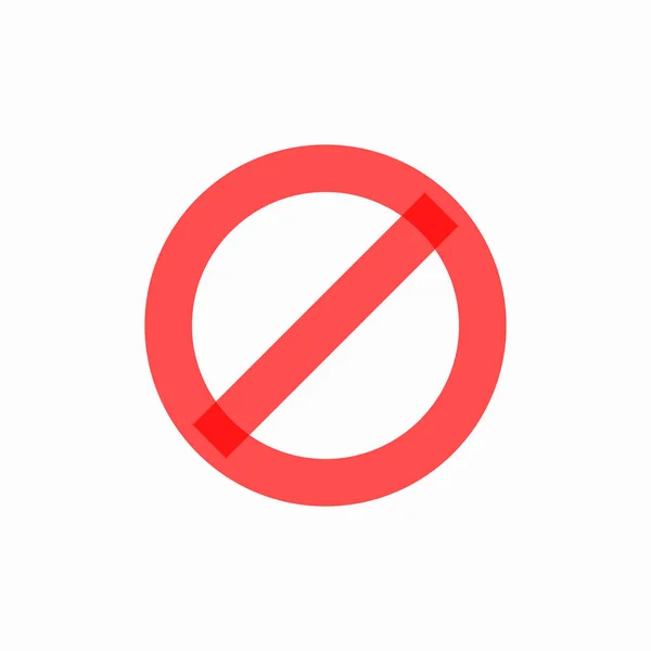 Error Vector Icon Sign — 스톡 벡터