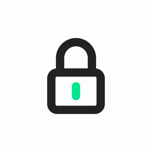 ロック安全セキュリティ保護キー — ストックベクタ
