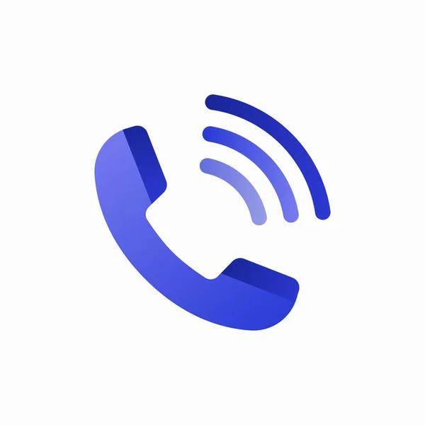 Telefoongesprek Ondersteuning Chat Mobile — Stockvector