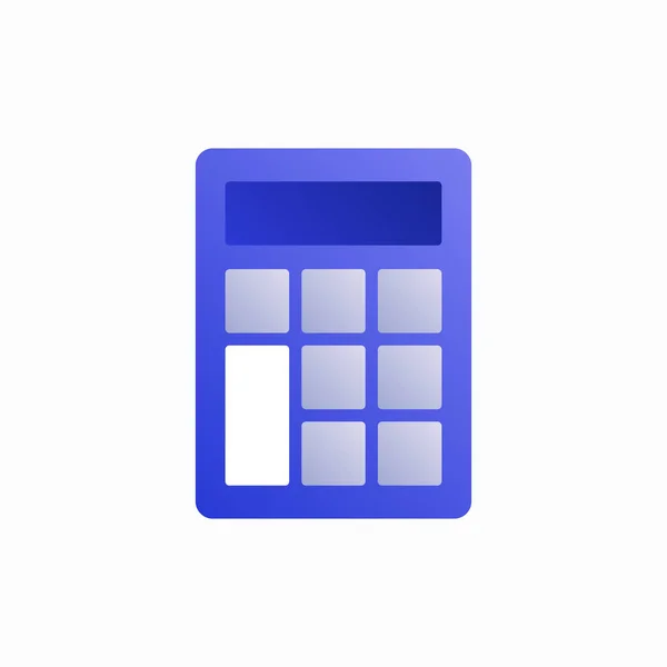 Rechner Mathematik Büro Werkzeug Gerät — Stockvektor