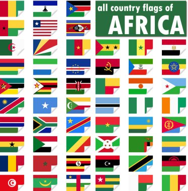 You can use All country flags of Africa to design banners, posters,... etc.