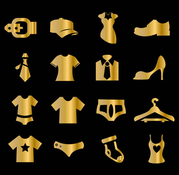 Набор икон золотой одежды