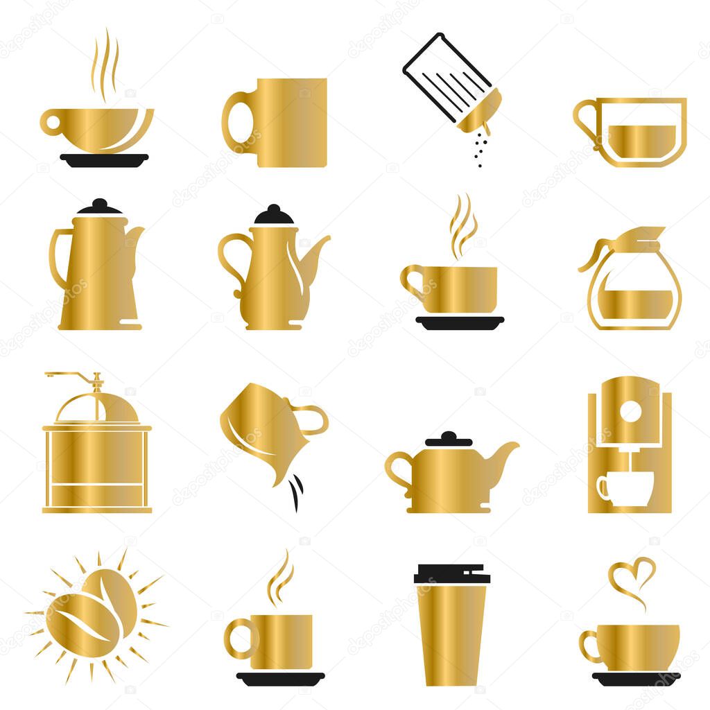 Set of coffee shop icons