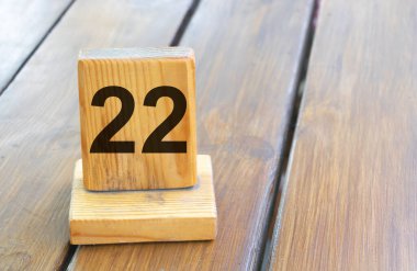 Tahta sekmede ahşap öncelik numarası 22..