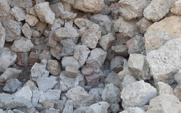 Lot Good Stones Use Concrete Construction Close — 스톡 사진