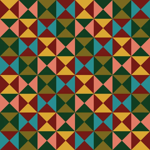 Sanduhr Quilt geometrisches nahtloses Muster — Stockvektor