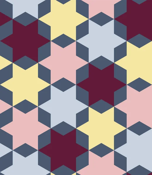 Isometric star pattern — ストックベクタ