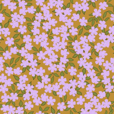 Cape Leadwort çiçeği kusursuz bir desen açıyor.