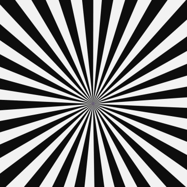 Siyah ve beyaz güneş patlaması ışık vektörü arkaplanı 
