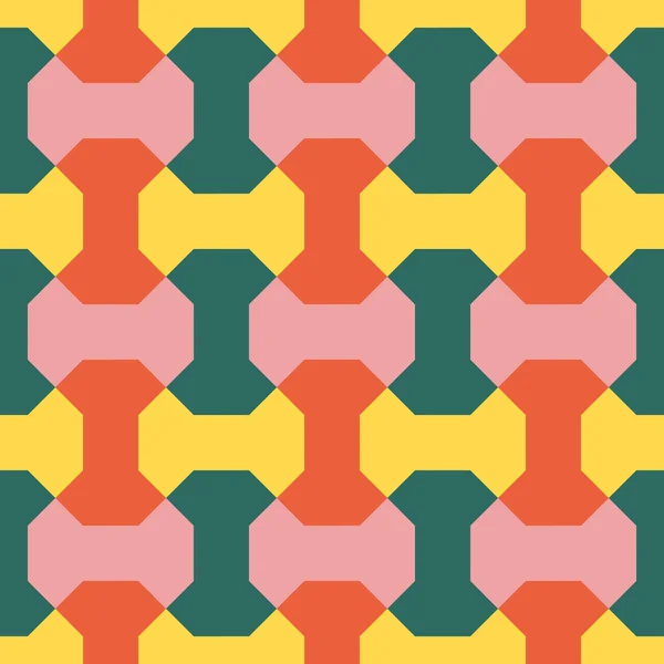 Vector seamless geometry tessellation pattern — Vector de stock