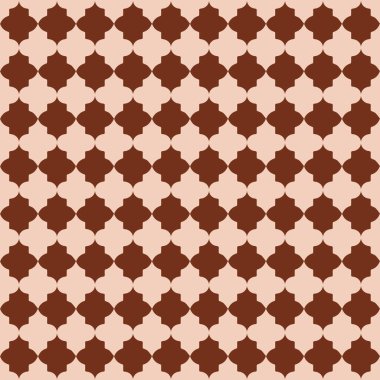 Geometrik vektör modern tessellasyon dikişsiz desen. Tekstil, yastık izi, kumaş ve duvar kağıdı için mükemmel. Bölüm 10. 