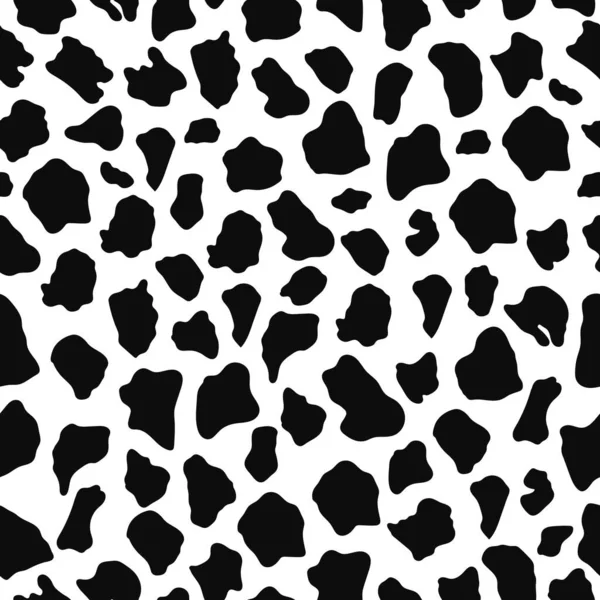 Black and white giraffe skin seamless pattern. Monochrome leather wallpaper. Perfect for fashion design, fabric, textile, wrapping and background.