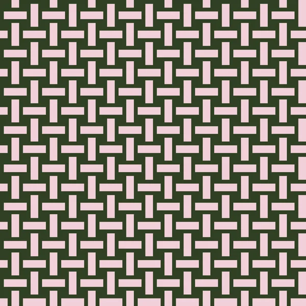 Weave Seamless Pattern Stylish Woven Texture Textile Knitted Repeat Tiling — Stock vektor