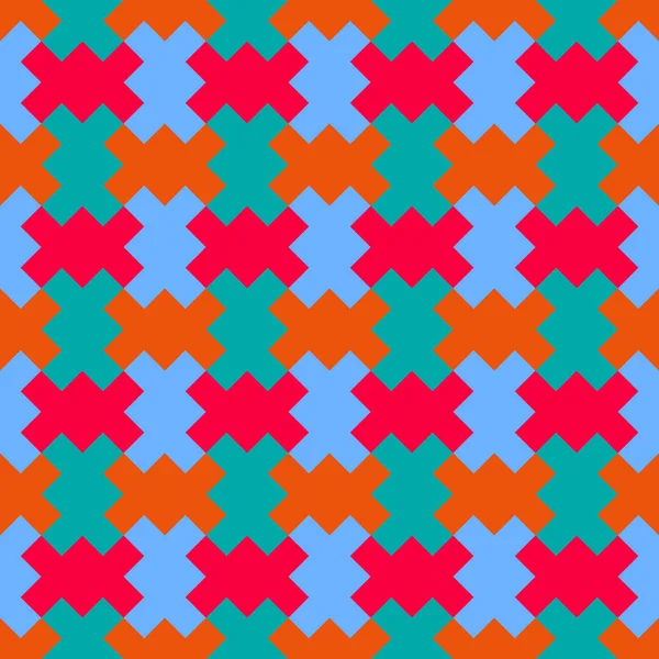 Geometrische Vektor Moderne Tessellation Nahtlose Muster Perfekt Für Textilien Kissendruck — Stockvektor