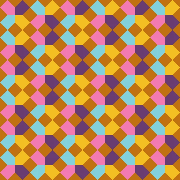 Geometric Crosses Seamless Pattern Cross Vectors Background Perfect Textile Wallpaper — Vettoriale Stock