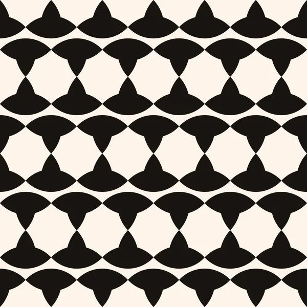 ミニマルなモノクロのシームレスなパターン 抽象幾何学的パターンベクトル背景デザイン シンプルな生地感 — ストックベクタ
