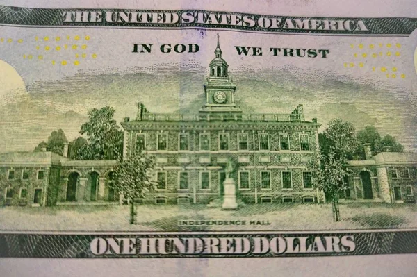 Zamknięcie Banknotu Dolarowego — Zdjęcie stockowe