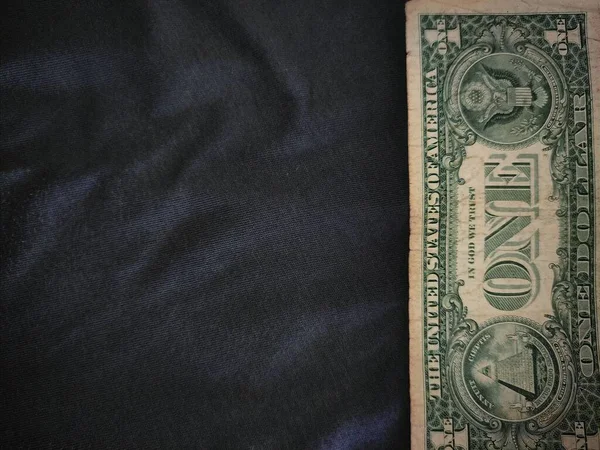 American Dollar Bill Money Bag Table — стоковое фото