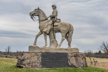 Pennsylvania Süvari Anıtı, Gettysburg Ulusal Askeri Parkı, Pennsylvania, ABD
