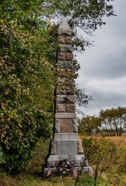 35. Pennsylvania Yedek Alayı Anıtı, Gettysburg Ulusal Askeri Parkı, Pennsylvania, ABD