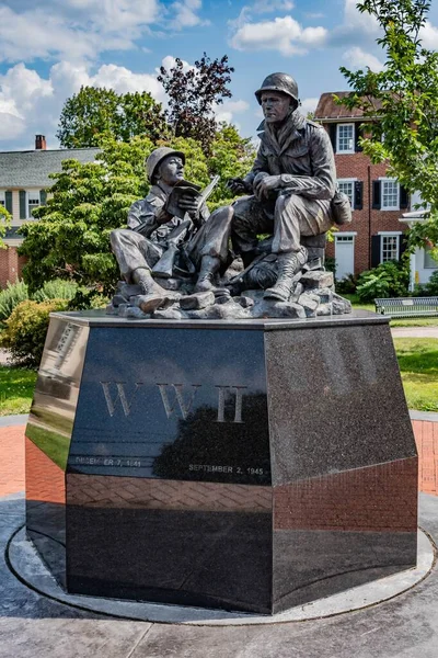 Denkmal Des Zweiten Weltkriegs Bedford Pennsylvnaia Usa — Stockfoto