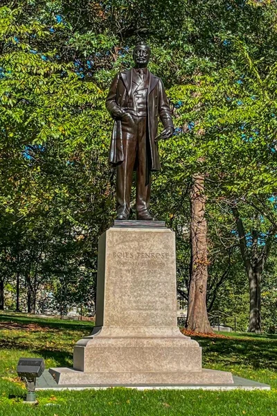 Памятник Бойсу Пенроузу Комплекс Капитолия Штата Пенсильвания Харрисбург Сша — стоковое фото
