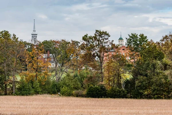 Fall Colors Lutheran Seminary Gettysburg Pennsylvania Usa — Φωτογραφία Αρχείου