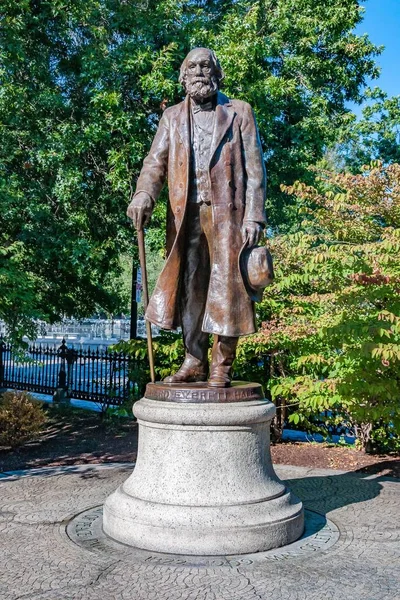 Edward Everett Hale Statue Boston Massachusetts Usa — 图库照片