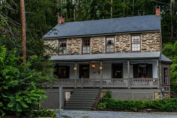 Historic Stone House Muddy Creek Forks York County Пенсильвания Сша — стоковое фото