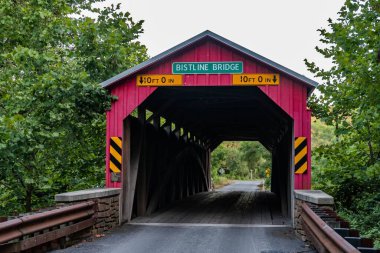 Bistline Tahta Köprüsü, Perry County, Pennsylvania, ABD