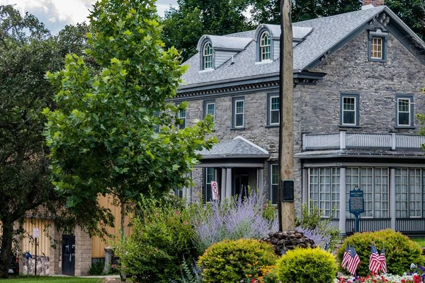 David Porter House Marker Huntingdon Pensylwania Usa — Zdjęcie stockowe