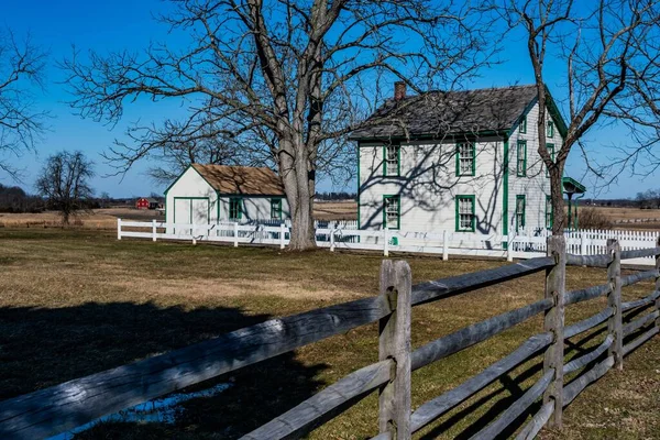 Historic Civil War Farmhouse Gettysburg — Stock fotografie