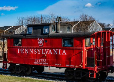 Pennsylvania Demiryolu Vagonu, New Freedom Tren İstasyonu, Pennsylvania, ABD