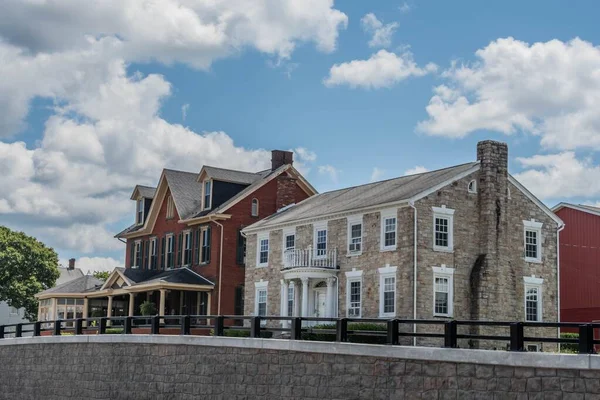 Colonial Stone House Mount Union Pennsylvanie États Unis — Photo