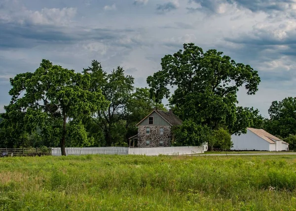 米国ペンシルベニア州ゲティスバーグ国立軍事公園ジョージ ワイカート農場 — ストック写真